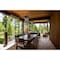 Z-Lite Gannon 3 Light Outdoor Chain Mount Ceiling Fixture, 12in. W x 27.5in. H, Black 5008CHXL-BK - alternate 8